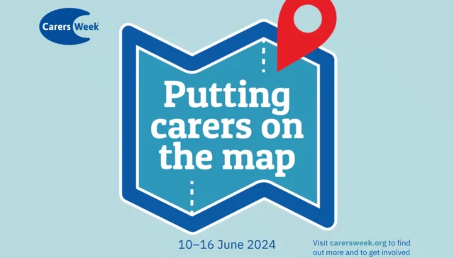 carers week - Putting Carers on the Map illustration for 10-16 June 2024